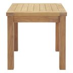 EEI-1155-NAT Marina Outdoor Patio Teak Side Table by Modway