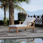 EEI-1151 Marina Outdoor Patio Teak Single Chaise by Modway