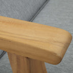 EEI-1151 Marina Outdoor Patio Teak Single Chaise by Modway
