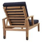 EEI-1151 Marina Outdoor Patio Teak Single Chaise by Modway