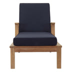 EEI-1151 Marina Outdoor Patio Teak Single Chaise by Modway