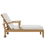 EEI-1151 Marina Outdoor Patio Teak Single Chaise by Modway