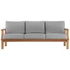 EEI-4176 Marina Outdoor Patio Teak Sofa by Modway