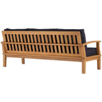 EEI-4176 Marina Outdoor Patio Teak Sofa by Modway