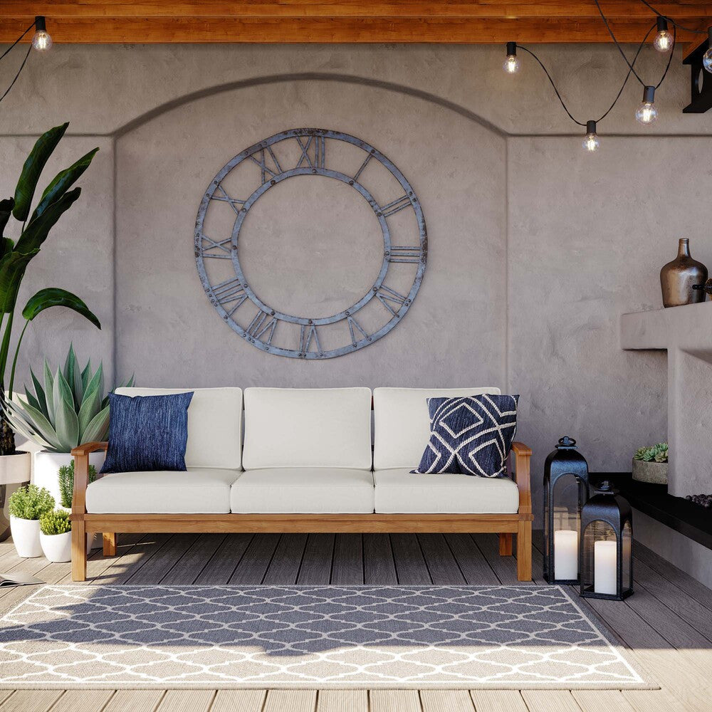 EEI-4176 Marina Outdoor Patio Teak Sofa by Modway
