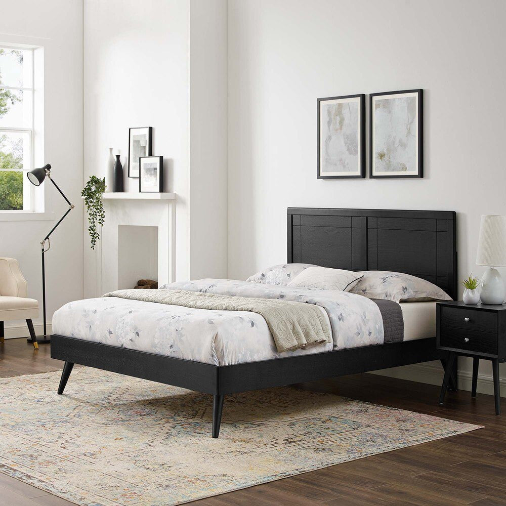 MOD-6628 Marlee Wood Full Platform Bed With Splayed Legs by Modway