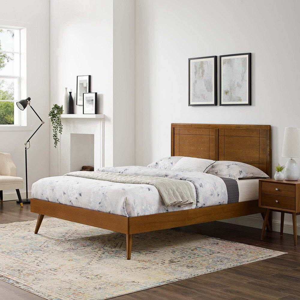 MOD-6628 Marlee Wood Full Platform Bed With Splayed Legs by Modway
