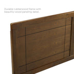 MOD-6381-WAL Marlee Wood Queen Platform Bed With Angular Frame by Modway