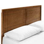 MOD-6630-WAL Marlee Wood Twin Platform Bed With Splayed Legs by Modway