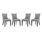 Modway Marquis Fabric Dining Chair Set of 4 by Modway-EEI-3497
