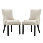 Modway Marquis Fabric Dining Side Chair Set of 2 by Modway-EEI-2746