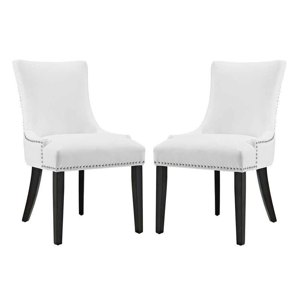 EEI-3498 Marquis Faux Leather Dining Chair Set of 2 by Modway