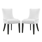 EEI-3498 Marquis Faux Leather Dining Chair Set of 2 by Modway