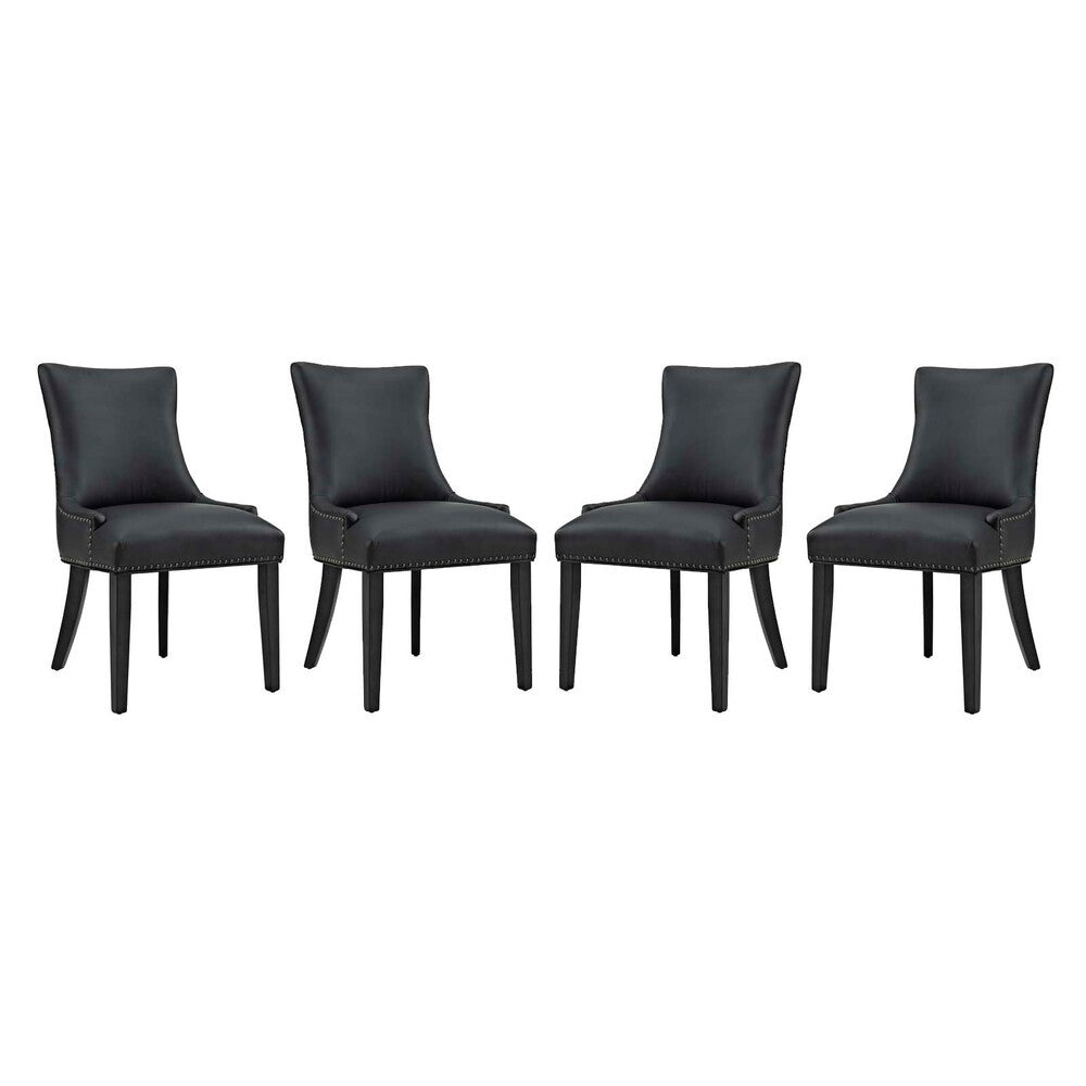 EEI-3499 Marquis Faux Leather Dining Chair Set of 4 by Modway