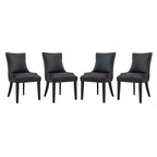 EEI-3499 Marquis Faux Leather Dining Chair Set of 4 by Modway