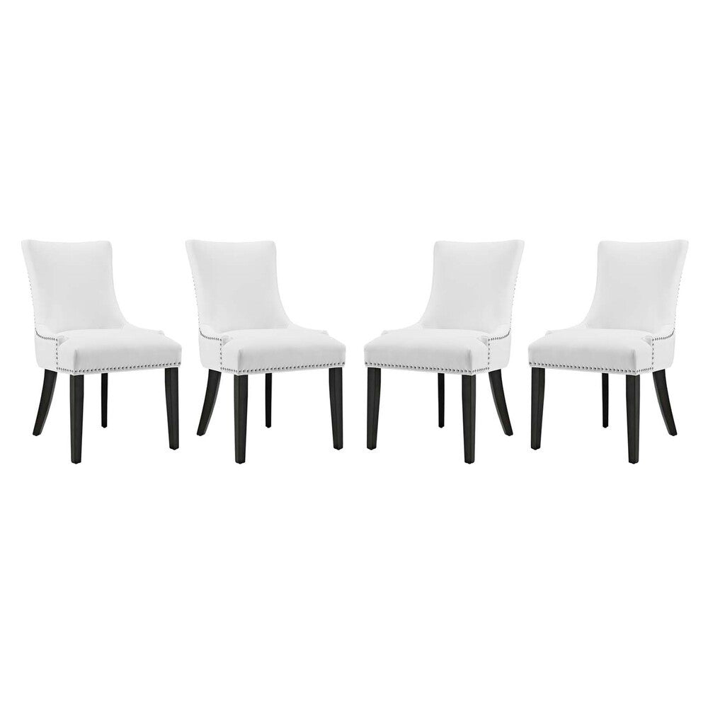 EEI-3499 Marquis Faux Leather Dining Chair Set of 4 by Modway