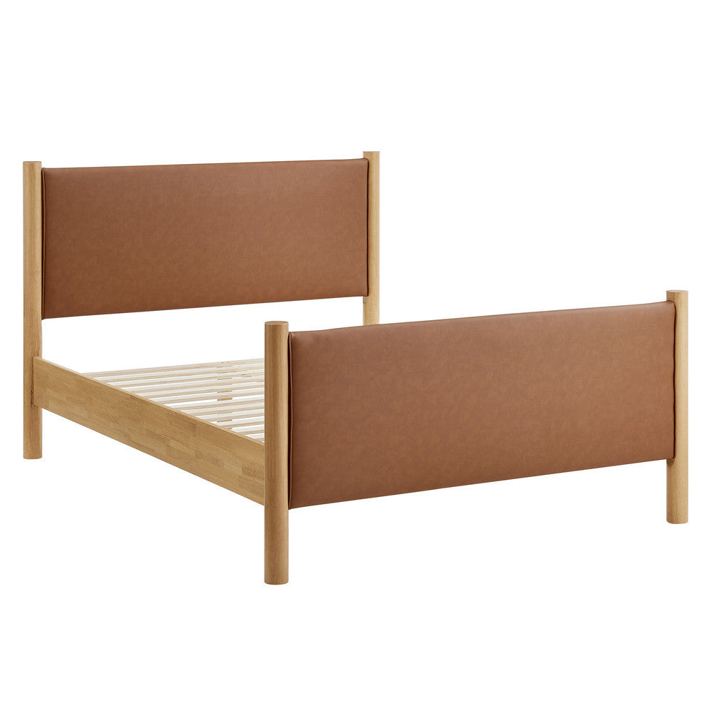 Modway Maven Full Size Vegan Leather Upholstered Platform Bed by Modway-MOD-7187