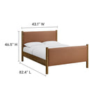 Modway Maven Full Size Vegan Leather Upholstered Platform Bed by Modway-MOD-7187