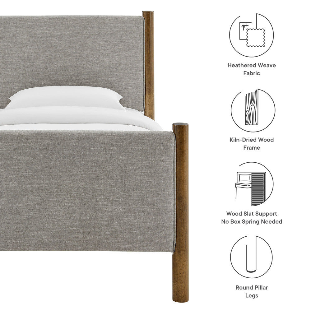 Modway Maven Twin Size Fabric Upholstered Platform Bed by Modway-MOD-7183