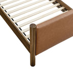 Modway Maven Twin Size Vegan Leather Upholstered Platform Bed by Modway-MOD-7184