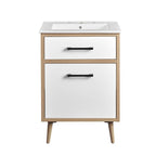 EEI-6498-WHI-OAK Maverick 24" Bathroom Vanity by Modway