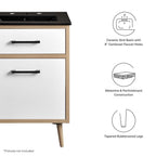 EEI-6499-BLK-OAK Maverick 24" Bathroom Vanity by Modway