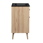 EEI-6499-BLK-OAK Maverick 24" Bathroom Vanity by Modway