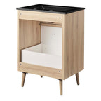 EEI-6499-BLK-OAK Maverick 24" Bathroom Vanity by Modway