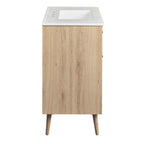 EEI-6500-WHI-OAK Maverick 36" Bathroom Vanity by Modway