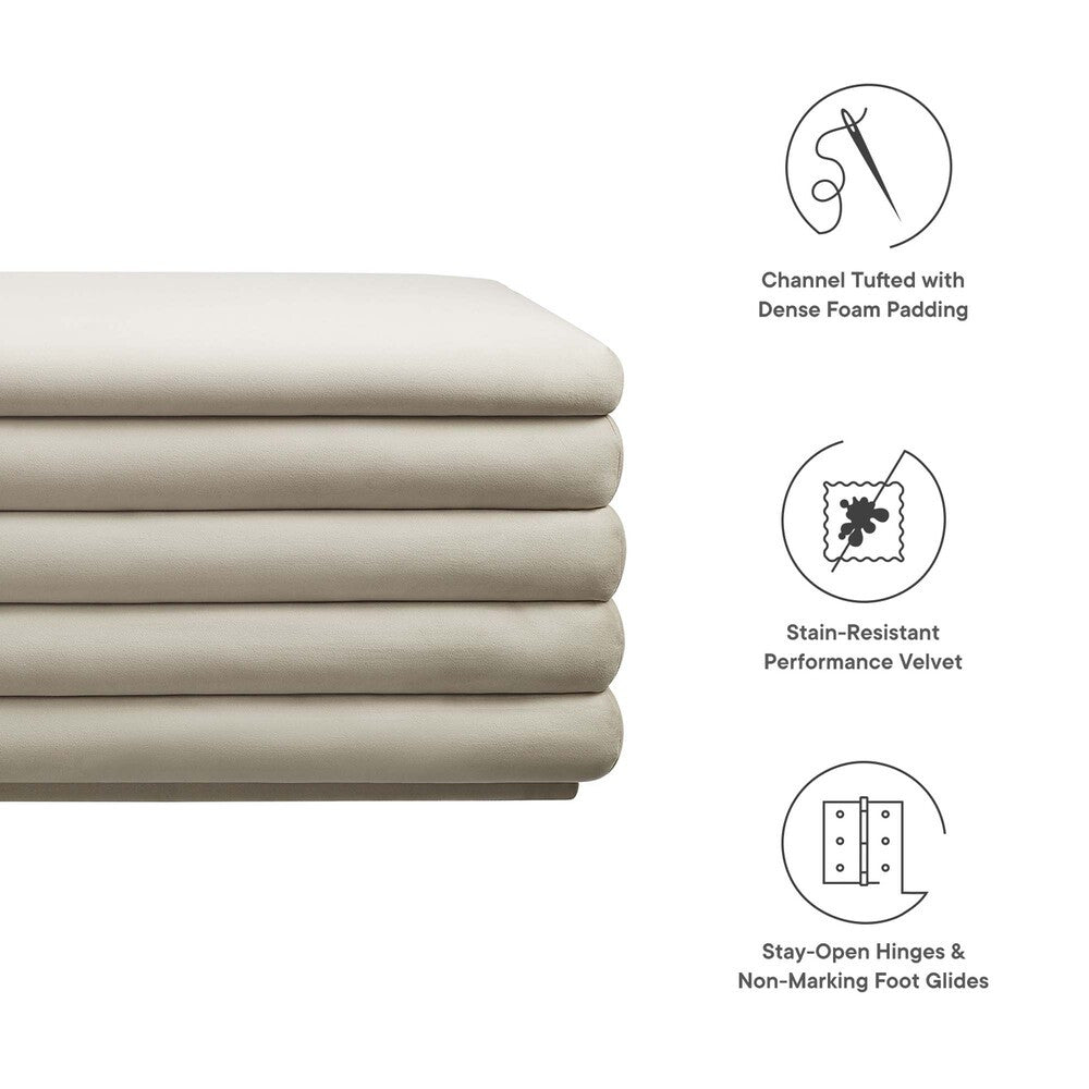 EEI-6664 Mezzo Upholstered Performance Velvet Storage Bench by Modway
