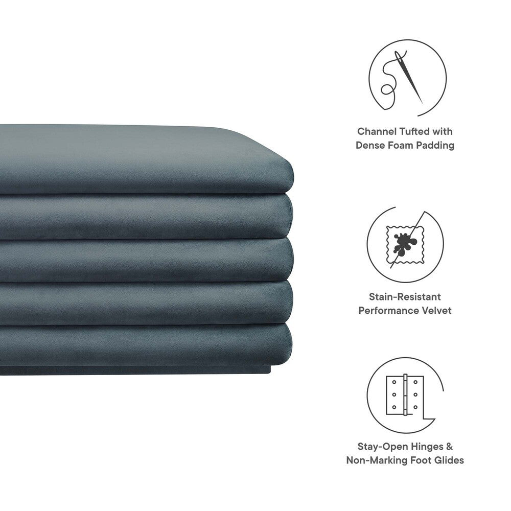 EEI-6664 Mezzo Upholstered Performance Velvet Storage Bench by Modway