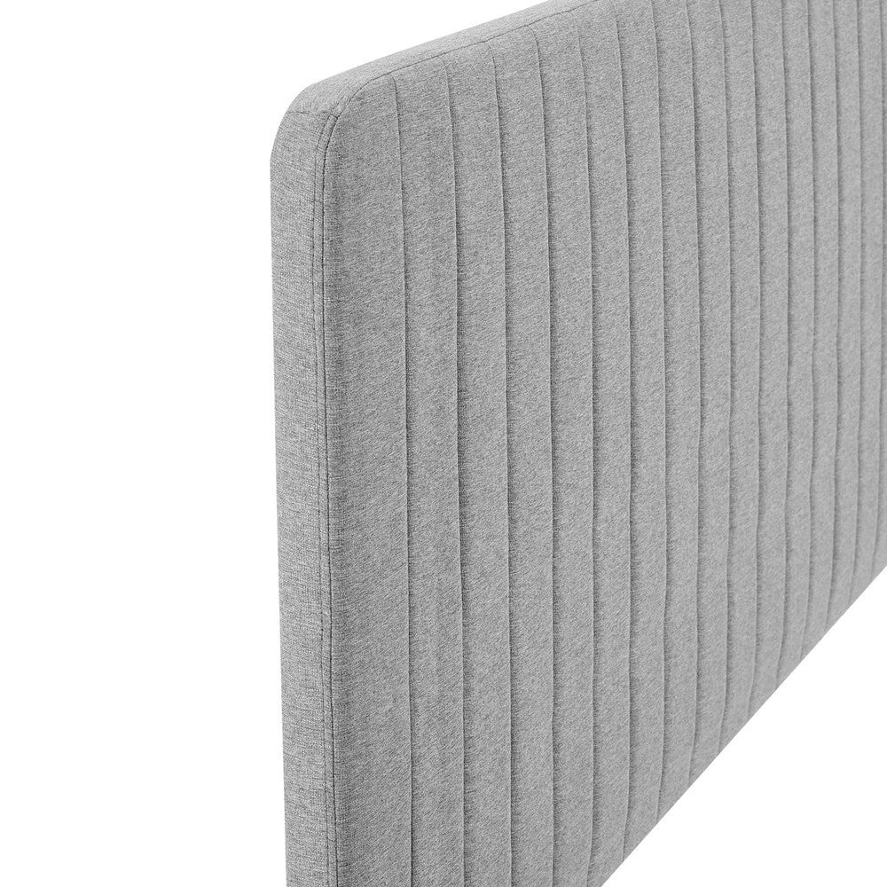 Modway Milenna Channel Tufted Upholstered Fabric King/California King Headboard by Modway-MOD-6342