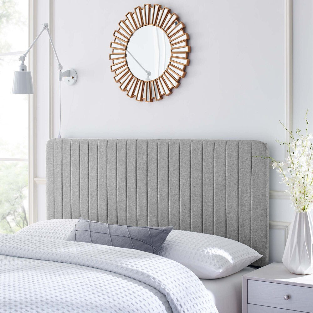 Modway Milenna Channel Tufted Upholstered Fabric King/California King Headboard by Modway-MOD-6342