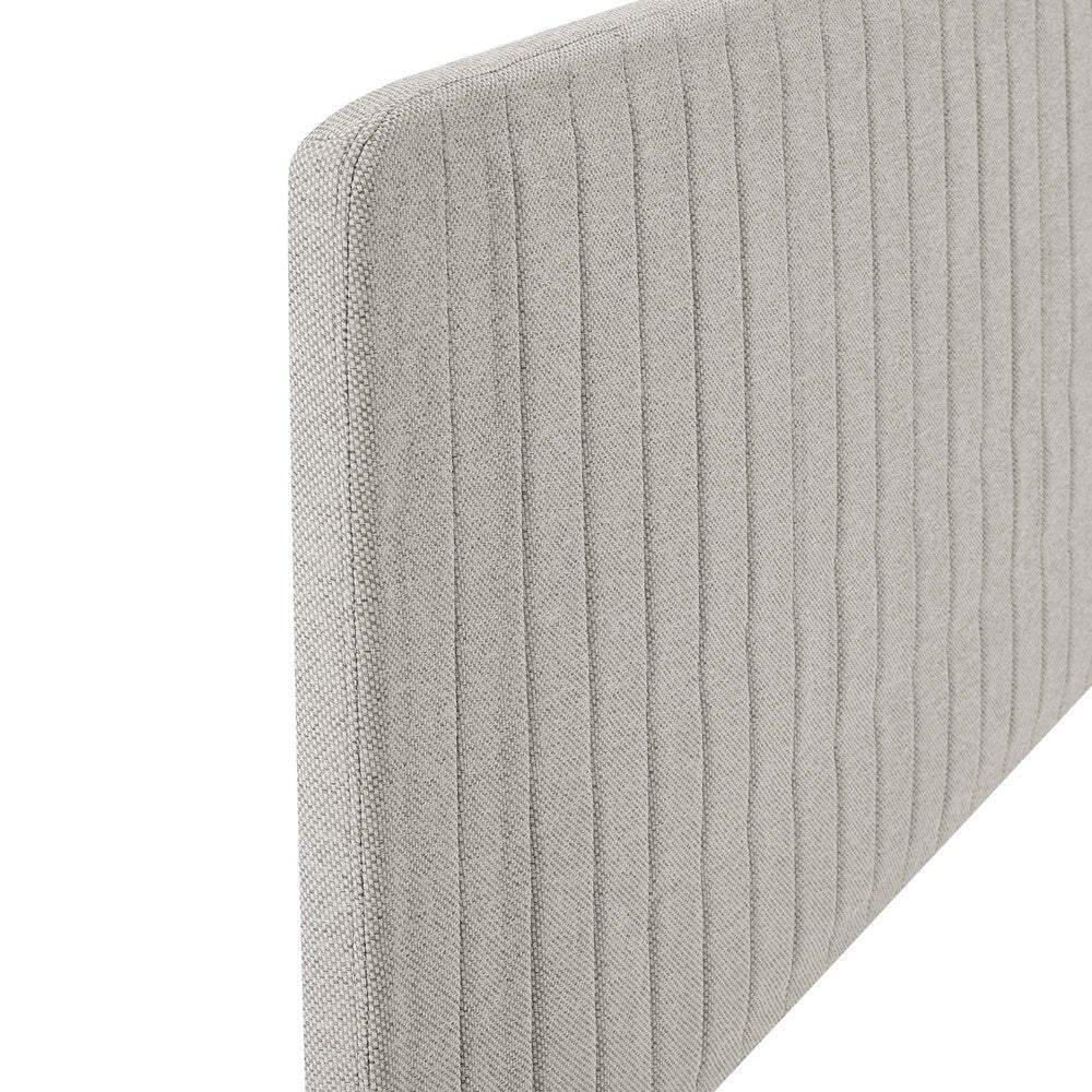Modway Milenna Channel Tufted Upholstered Fabric King/California King Headboard by Modway-MOD-6342