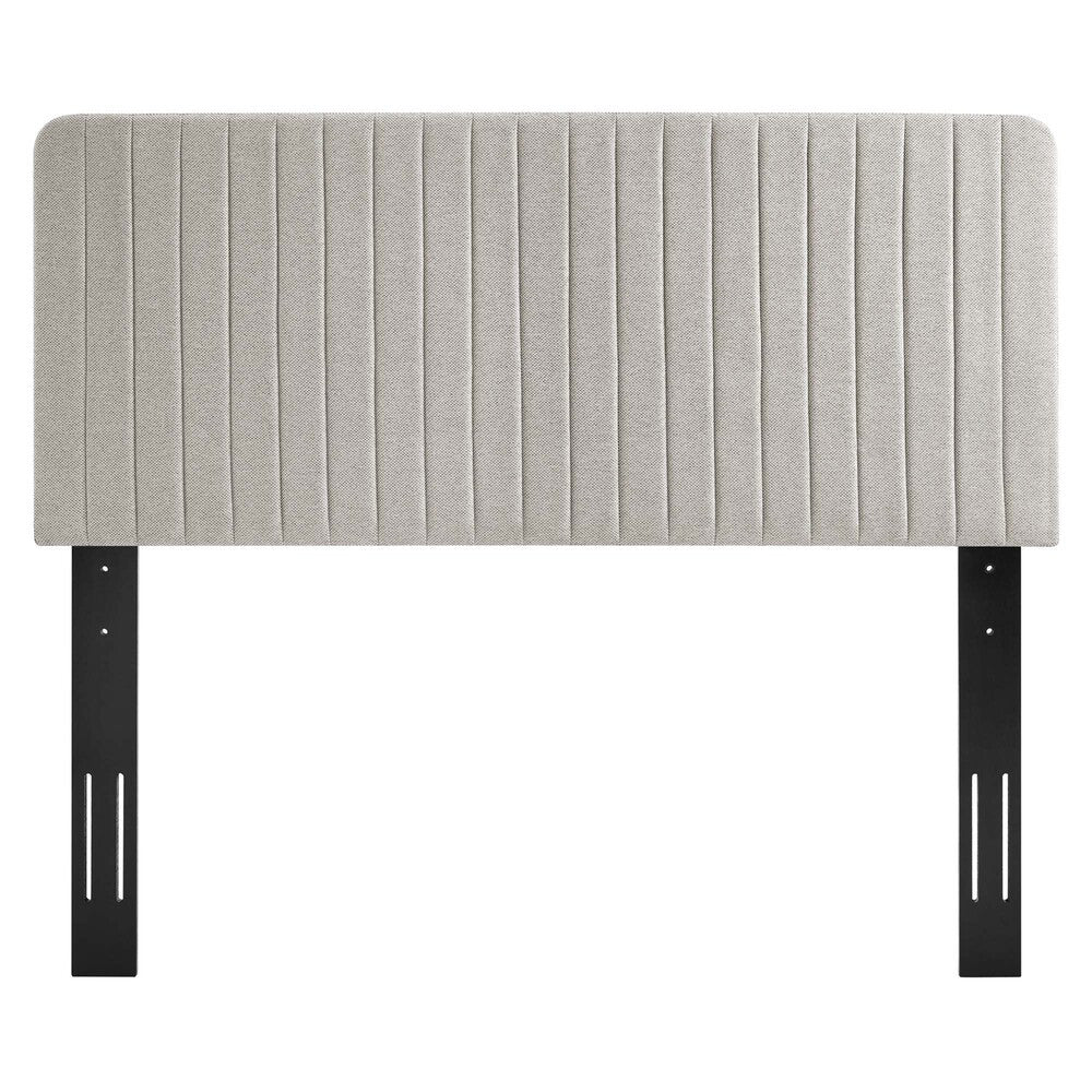 Modway Milenna Channel Tufted Upholstered Fabric King/California King Headboard by Modway-MOD-6342