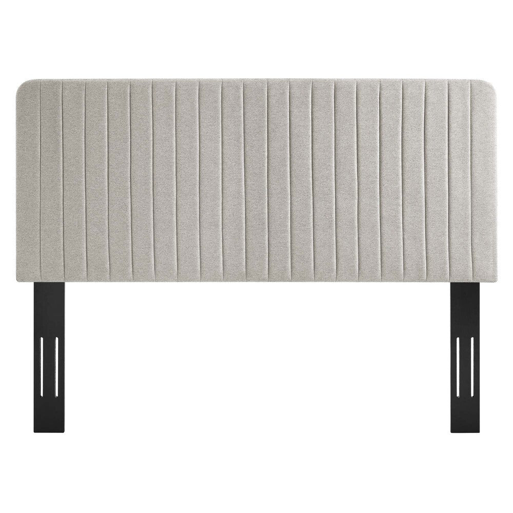 Modway Milenna Channel Tufted Upholstered Fabric King/California King Headboard by Modway-MOD-6342