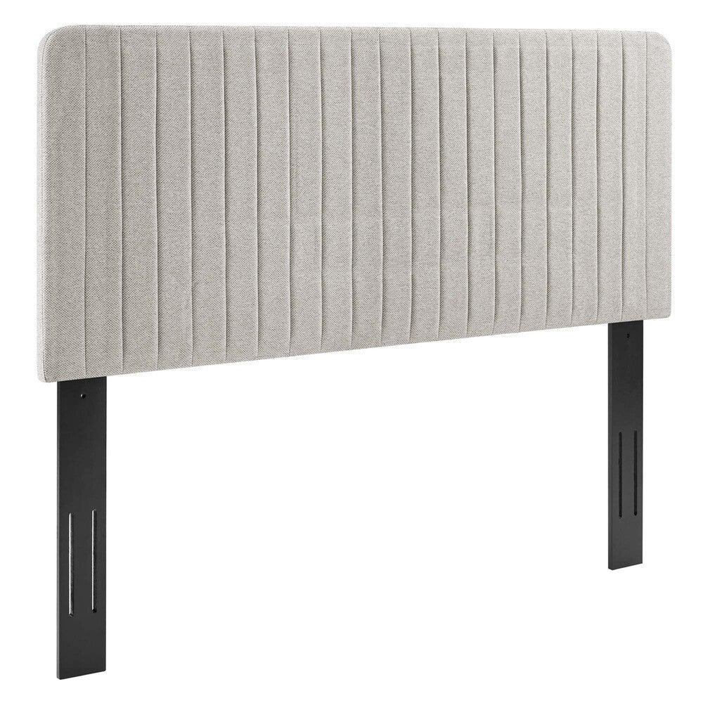 Modway Milenna Channel Tufted Upholstered Fabric King/California King Headboard by Modway-MOD-6342