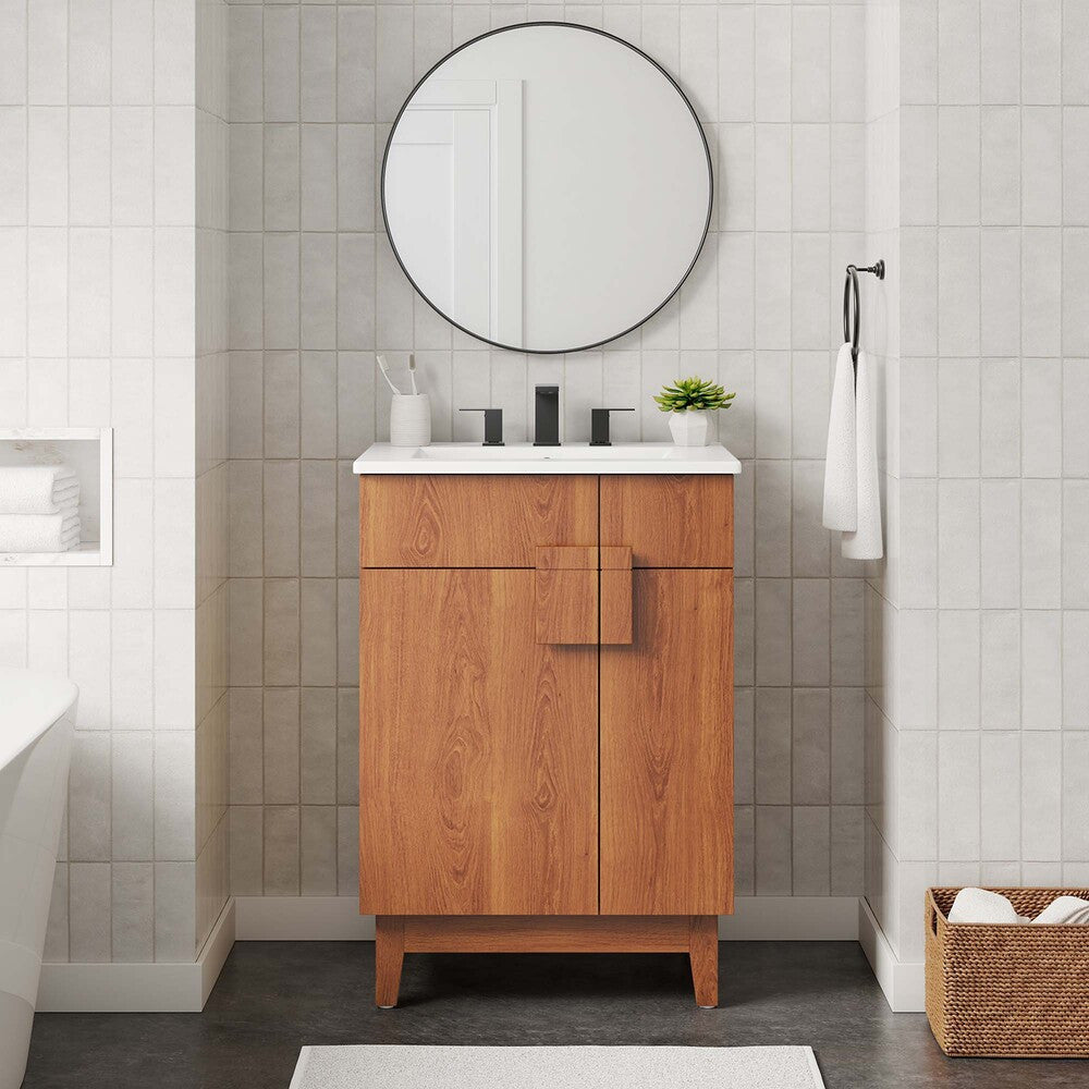 EEI-6399 Miles 24" Bathroom Vanity Cabinet (Sink Basin Not Included) by Modway