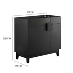 EEI-6400 Miles 36" Bathroom Vanity Cabinet (Sink Basin Not Included) by Modway