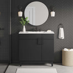EEI-6400 Miles 36" Bathroom Vanity Cabinet (Sink Basin Not Included) by Modway