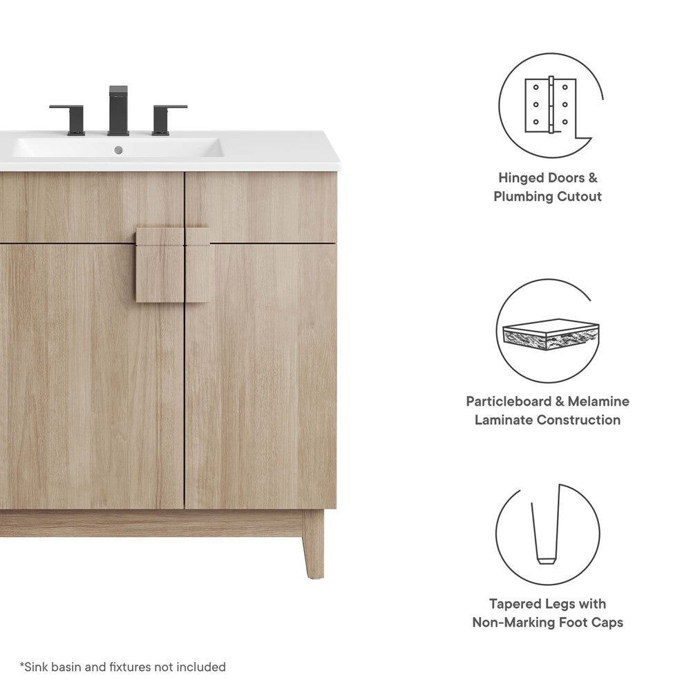 EEI-6400 Miles 36" Bathroom Vanity Cabinet (Sink Basin Not Included) by Modway
