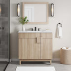 EEI-6400 Miles 36" Bathroom Vanity Cabinet (Sink Basin Not Included) by Modway