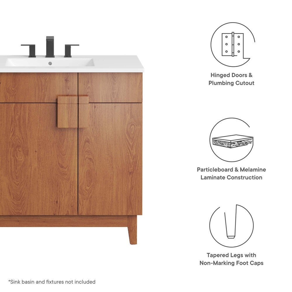 EEI-6400 Miles 36" Bathroom Vanity Cabinet (Sink Basin Not Included) by Modway