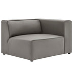 EEI-4788 Mingle 2-Piece Vegan Leather Sectional Sofa Loveseat by Modway
