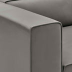 EEI-4788 Mingle 2-Piece Vegan Leather Sectional Sofa Loveseat by Modway