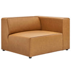 EEI-4788 Mingle 2-Piece Vegan Leather Sectional Sofa Loveseat by Modway