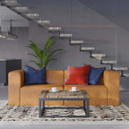 EEI-4788 Mingle 2-Piece Vegan Leather Sectional Sofa Loveseat by Modway