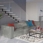 EEI-4789 Mingle 3-Piece Vegan Leather Sectional Sofa by Modway