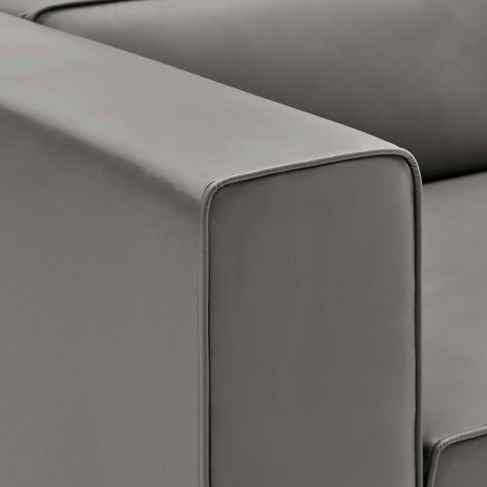 EEI-4789 Mingle 3-Piece Vegan Leather Sectional Sofa by Modway