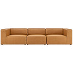 EEI-4789 Mingle 3-Piece Vegan Leather Sectional Sofa by Modway